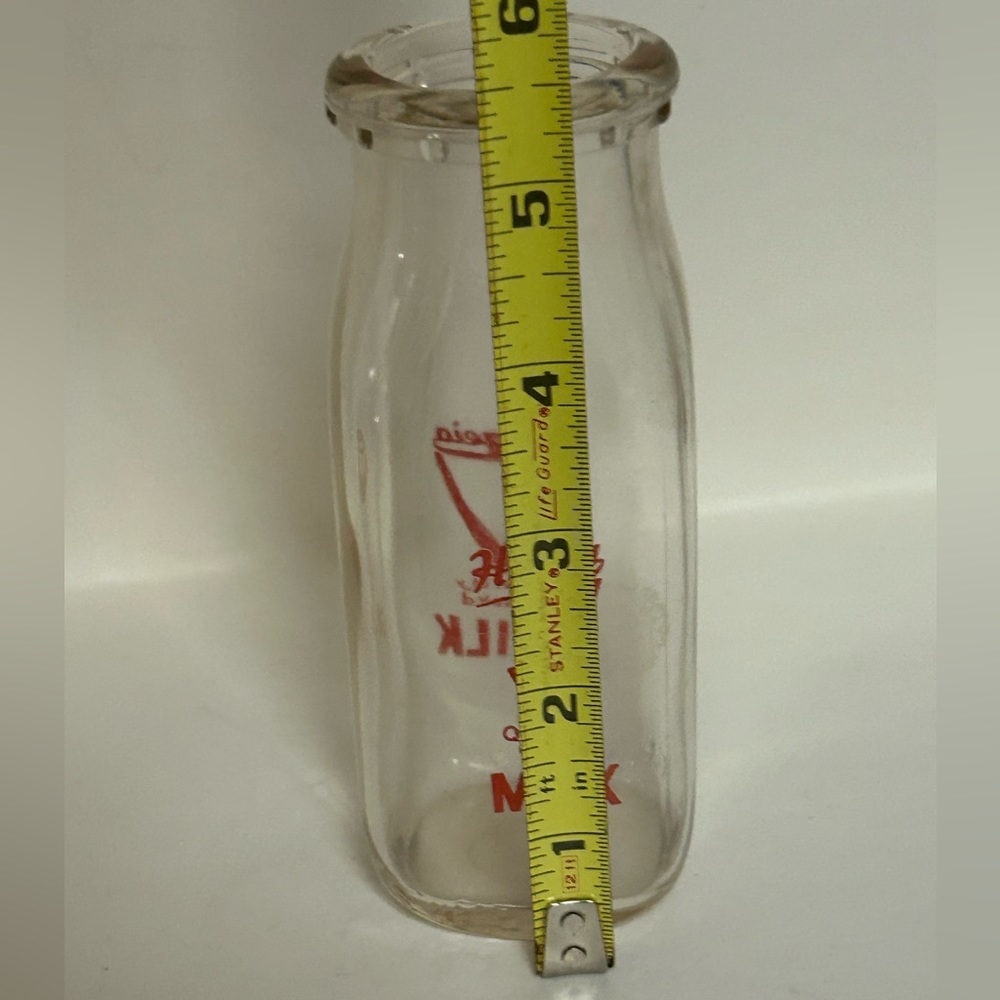 Vintage Hygeia Dairy One Pint Glass Milk Bottle **Collectible - Picture 7 of 9